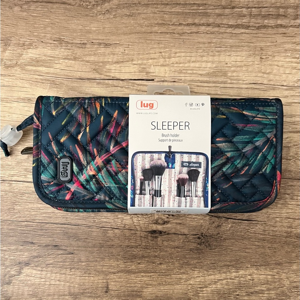 Lug Sleeper Brush Holder with Colorful Pattern- Tropical Multi